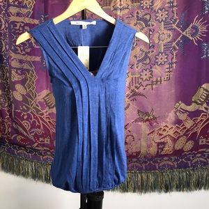 NWT Max Studio SOFT PLEATED top